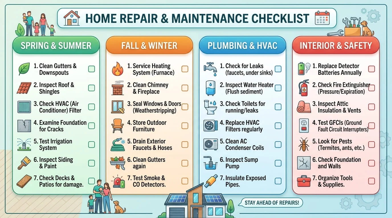 Spring Home Maintenance Checklist for Macon, GA Homeowners